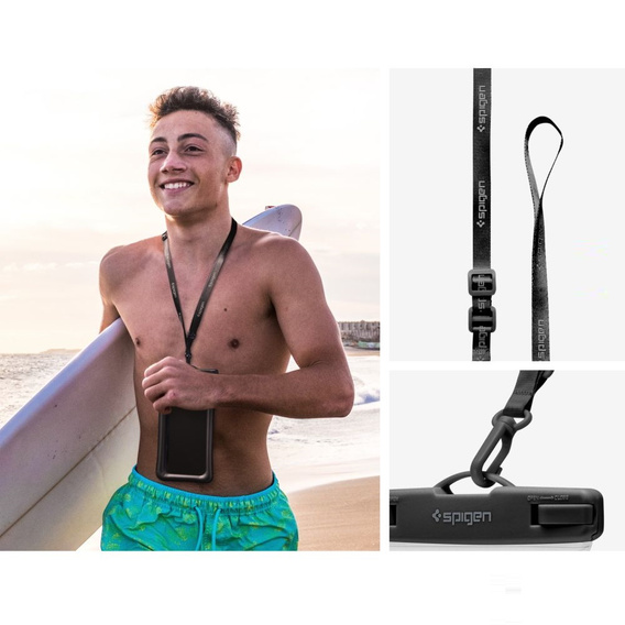 Wodoszczelne i unoszące się na wodzie etui Spigen A610 Universal Waterproof Float Case 2-Pack