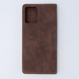 Etui do Motorola Moto G13/ G23 4G, ERBORD Vintage portfel z klapką, kawowe