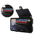 Etui skórzane Card Slots do Samsung Galaxy Z Flip7, czarne