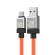 Baseus CoolPlay kabel USB-A USB-C 2 m 100 W - Pomarańczowy