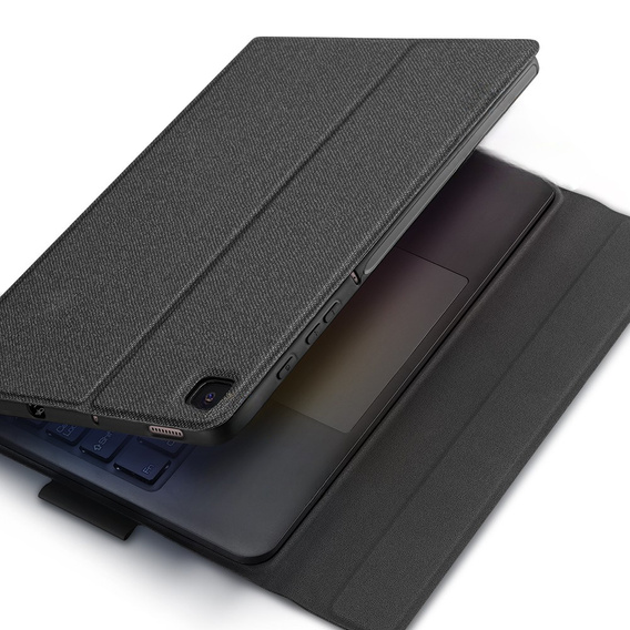Etui z klawiaturą do Samsung Galaxy Tab S6 Lite 10.4" 2020/2022/2024, Dux Ducis Magnetic, czarne