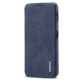 Etui z klapką do Samsung Galaxy S23, ERBORD Retro, niebieskie