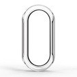 2w1 Etui + Szkło Hartowane do Xiaomi Smart Band 10 / 9 / 8, Przezroczyste