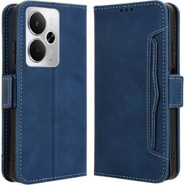 Etui z klapką do Realme 14 5G / Realme 14T 5G, Card Slot, granatowe