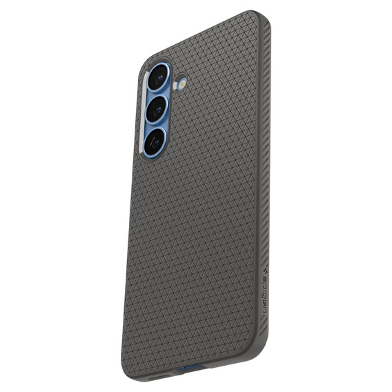 Etui Spigen do Samsung Galaxy S25, Liquid Air, szare + Szkło Hartowane 9H