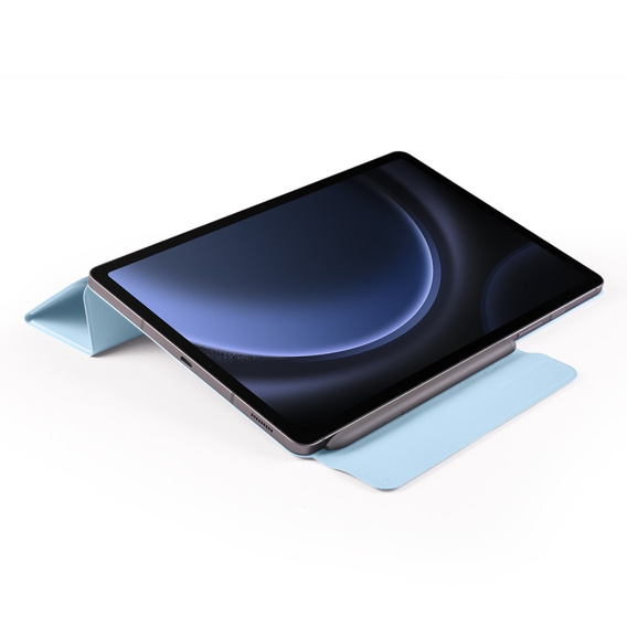 Magnetyczne etui origami do Samsung Galaxy Tab S10 Lite / S10 FE / S9 FE / S9 – baby blue