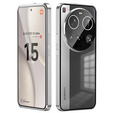 Etui do Xiaomi 15 Ultra, Magnetic Dual Glass, srebrne