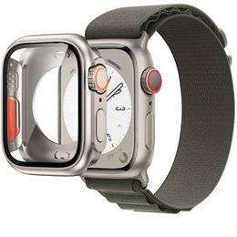 Zestaw Pasek Nylonowy + Etui 2w1 do Apple Watch 4/5/6/SE 40mm, Zielony