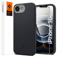 Etui Spigen do iPhone 16E, Nano Pop MagSafe, czarne + Szkło Hartowane 9H