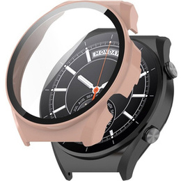 Etui + Szkło 2w1 do Xiaomi Watch S1, Pink
