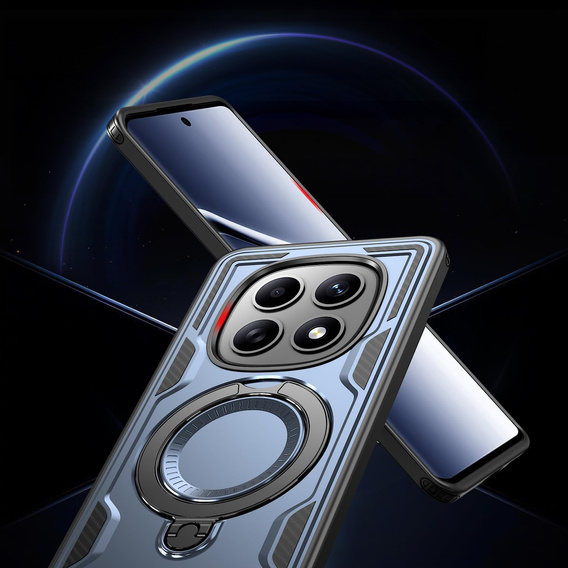 Etui magnetyczne do Xiaomi Redmi Note 15 5G / Poco M8 5G, granatowe