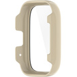 2w1 Etui + Szkło Hartowane do Xiaomi Redmi Watch 3 Active, Beżowy