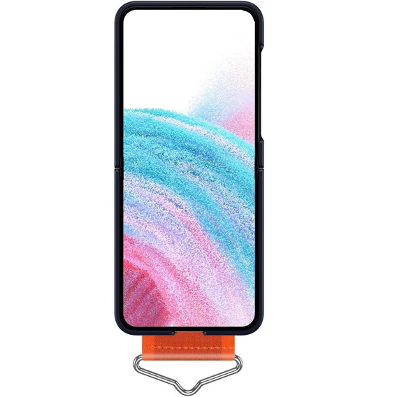 Etui do Galaxy Z Flip 5, Strap Cover, czarne