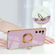 Etui do Samsung Galaxy S20, Electro Ring, fioletowe