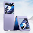 Etui PC Case do Motorola Razr 40 Ultra 5G, ze szkłem na ekran, fioletowe
