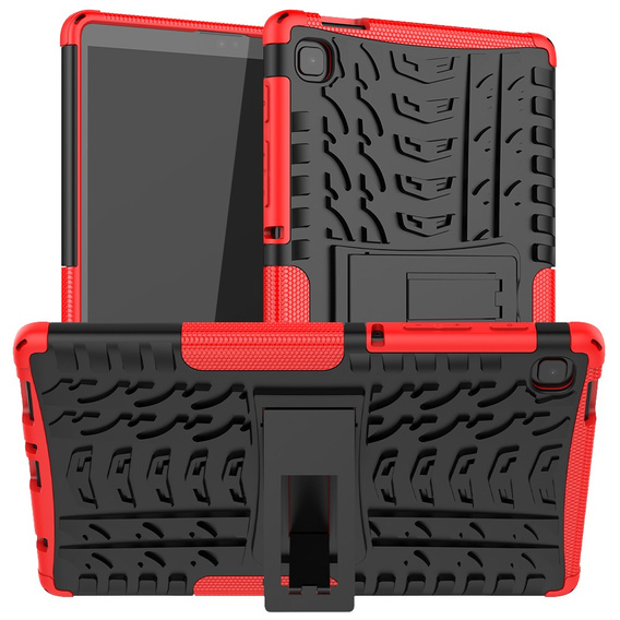 Etui do Samsung Galaxy Tab A7 Lite, Tire Armor, czarne / czerwone
