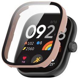2w1 Etui + Szkło Hartowane do Xiaomi Redmi Watch 5, Różowe