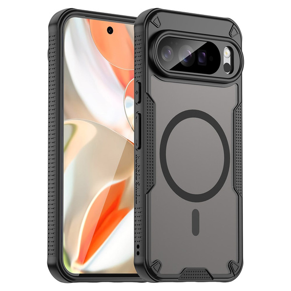 Etui Matt Case do Google Pixel 10 Pro XL, do MagSafe, wzmocnione, matowe czarne
