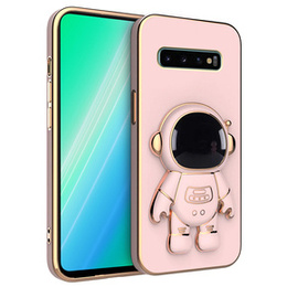 Etui do Samsung Galaxy S10, Astronaut, różowe rose gold