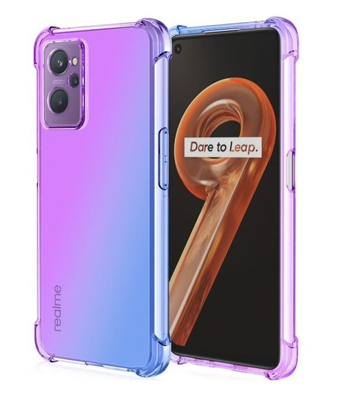 Etui Gradient Dropproof do Oppo A98 5G, Fioletowe / niebieskie