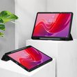 Etui z przezroczystym akrylowym tyłem i miejscem na rysik do Lenovo Tab M11 – czarne