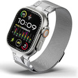 Bransoleta do Apple Watch 1/2/3/4/5/6/7/8/9/SE/ULTRA/ULTRA 2 42/44/45/49 MM, Srebrna