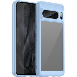 Etui do Google Pixel 8 Pro, Fusion Hybrid, przezroczyste / niebieskie