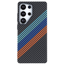 Etui do Samsung Galaxy S25 Ultra, Carbon Fiber MagSafe, granatowe