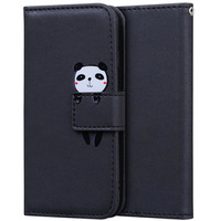 Etui Wallet do Xiaomi Redmi Note 11 / 11S, Panda, Black