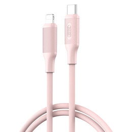 XO Kabel NB-Q265A PD USB-C – Lightning 1,0 m 27W - różowy