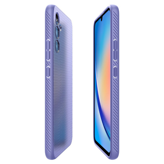 Etui Spigen do Samsung Galaxy A34 5G, Liquid Air, fioletowe