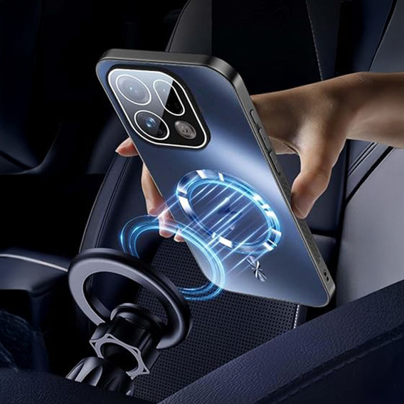 Etui ochronne do Oppo Find X9, do MagSafe, czarne