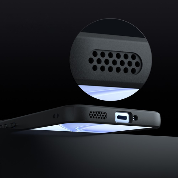 Etui do Oppo Reno 15 FS, do MagSafe, ERBORD Matt Case, czarny