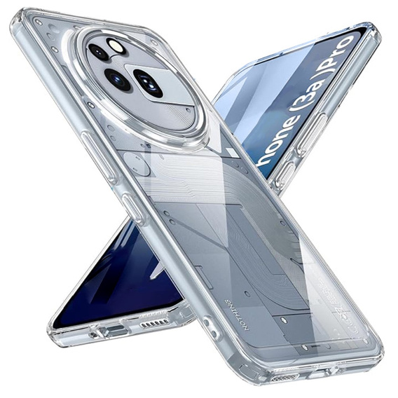 Etui do Nothing Phone 3a Pro, Fusion Hybrid, przezroczyste