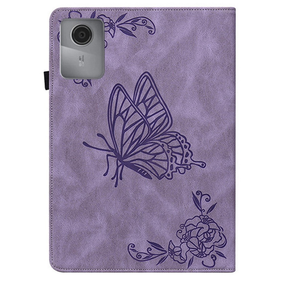 Etui do Lenovo Idea Tab 11", Butterfly, fioletowe