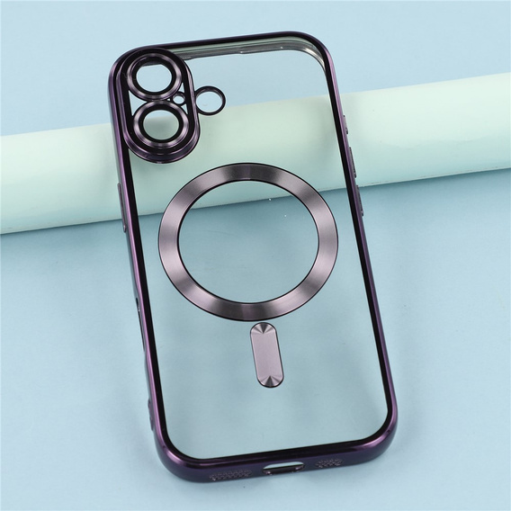 Etui do iPhone 17 Electro MagSafe – fioletowe
