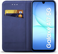 Etui z klapką do Samsung Galaxy A17 5G, Smart Magnetic, granatowe