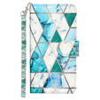 Etui z klapką do Samsung Galaxy A35 5G, Wallet, Marble zielone