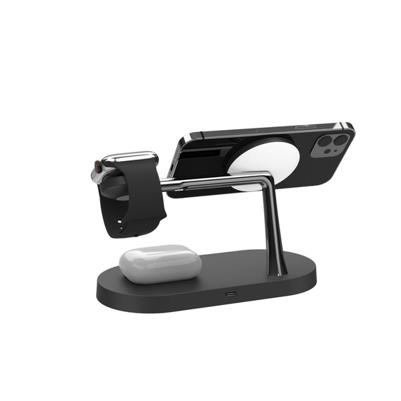 Tech-Protect A14 3in1 Bezprzewodowa ładowarka indukcyjna MagSafe , Black