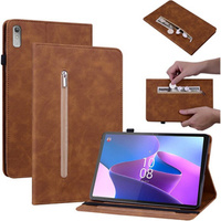 Etui do Lenovo Tab P11 Gen 2 TB350FU TB350XU 11.5", Wallet Pen Slot, brązowe