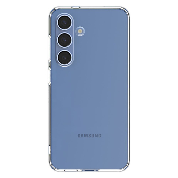 Etui Spigen do Galaxy S25+ Plus, Liquid Crystal, przezroczyste + Szkło hartowane 9h