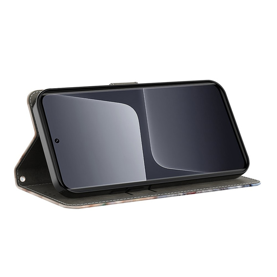 Etui z klapką do Xiaomi Redmi Note 12 4G, Wallet, Butterfly różowe