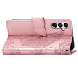 Etui z klapką do Samsung Galaxy A05s, Butterfly, różowe rose gold