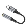 Hoco LS36 Adapter AUX USB-C do Jack 3,5 mm - czarny