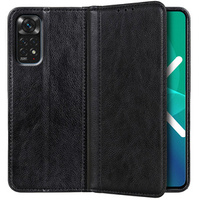 Etui do Xiaomi Redmi Note 11/11S, Wallet Litchi Leather, czarne