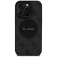 Etui GUESS do iPhone 16 Pro, 4G Circle with Classic Logo, czarne