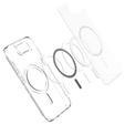 Etui z MagSafe Spigen do Iphone 16E, Ultra Hybrid, przezroczyste / białe + Szkło Hartowane 9H