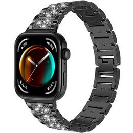 Bransoleta z Diamentami do Huawei Watch Fit 4 / 4 Pro / 3, Czarna