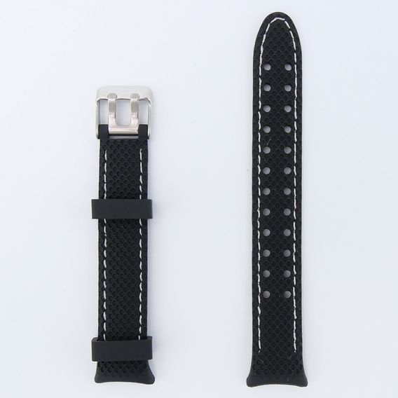 Pasek Silikonowy do Xiaomi Smart Band 10 / 9 / 8, Czarny / Szary