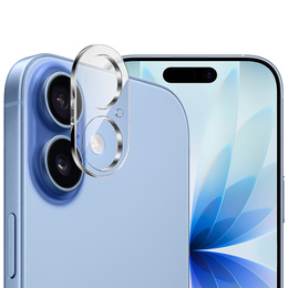 Szkło hartowane ERBORD na wyspę aparatów do iPhone 17, przezroczyste